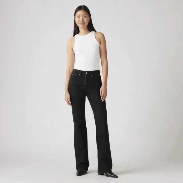 【LEVIS】Wedgie Boot女款中腰靴形丹寧牛仔褲 熱賣單品 A8710-0000