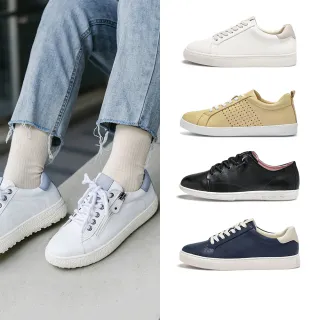 【TRAVEL FOX 旅狐】男女鞋 柔軟舒適真皮休閒鞋(多款任選)