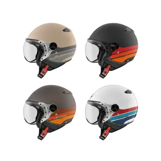 【ASTONE】官方直營-KSS 全系列 3/4半罩式 內墨鏡 W造型風鏡(復古飛行安全帽)