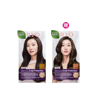 【RYO 呂 官方直營】買1送1 滋養韌髮人蔘染髮劑(4色任選/全新包裝)
