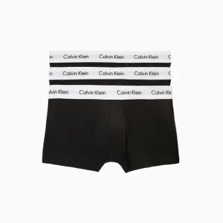 【CALVIN KLEIN】官方旗艦館CK Calvin Klein Cotton Stretch 低腰貼身短版四角褲（3 件組）_拼色