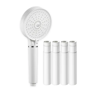 【3M】3M ShowerCare SF500除氯蓮蓬頭-1機5心組(加大花灑/兩段出水模式/省水)