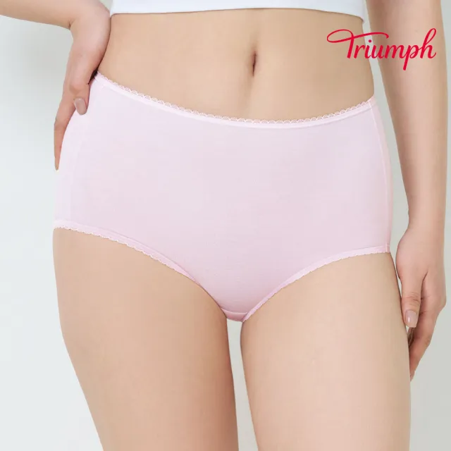 【Triumph 黛安芬】智能恆溫系列 高腰三角內褲 M-EQ(淡紫薰)