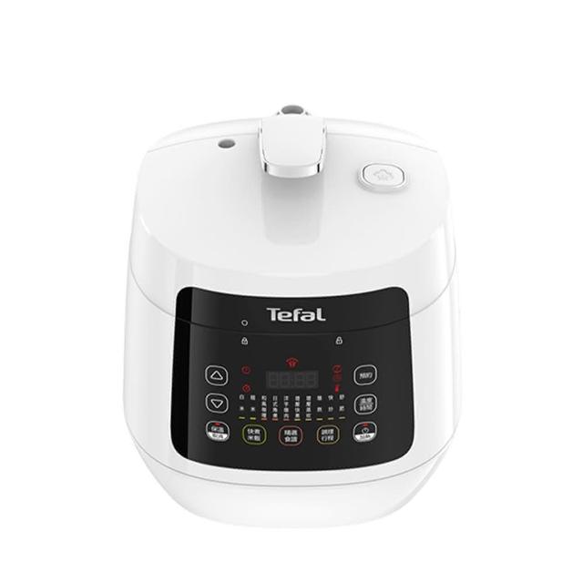 【Tefal 特福】特福迷你智能萬用鍋-摩登白-CY350170(壓力鍋/舒肥)