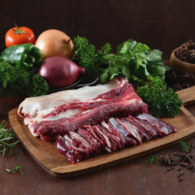 【國際牛肉店】三叉筋400g / 送滷包(清真台灣溫體溯源手切牛肉)