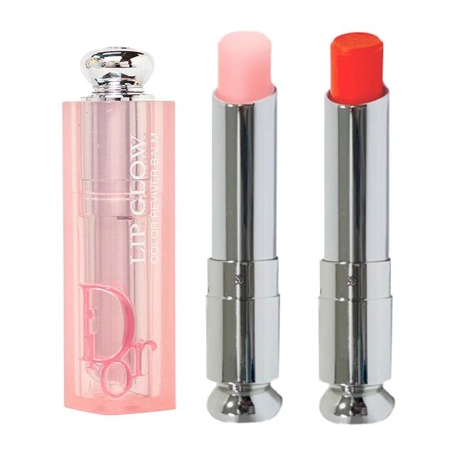 【Dior 迪奧】癮誘粉漾潤唇膏二入組 3.2gx2(多色任選/國際航空版)