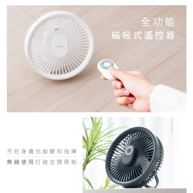 【KINYO】無線遙控LED桌立吊掛扇/USB風扇/露營扇/吊扇/立扇