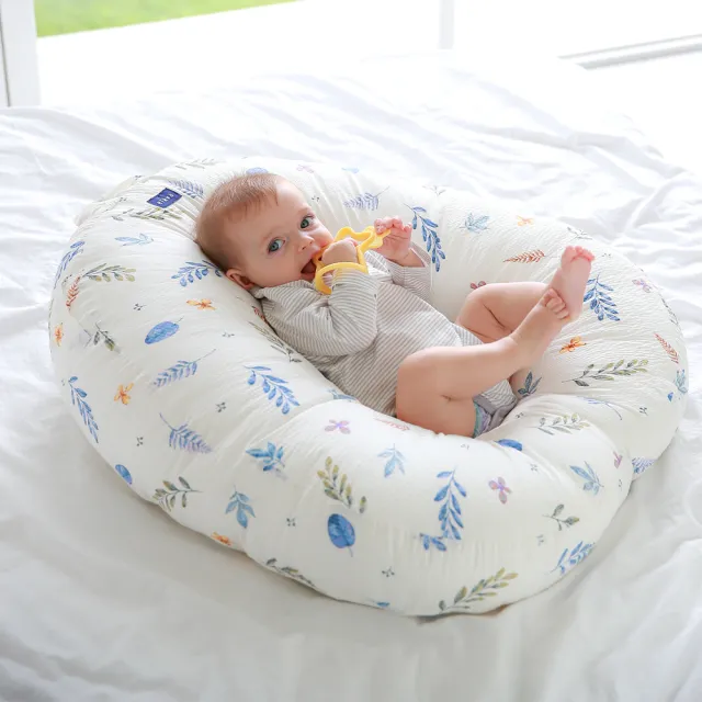 【Elava】韓國 多功能甜甜圈互動枕/哺乳枕禮盒 - 莫代爾款(多款可選)