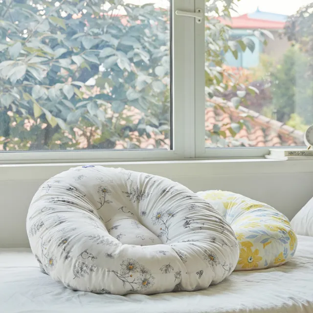 【Elava】韓國 多功能甜甜圈互動枕/哺乳枕禮盒 - 莫代爾款(多款可選)