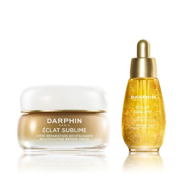 【DARPHIN 朵法】金緻乳霜精露組(金緻再生奢光修護乳霜50ml+24K精露30ml/雙11限定)