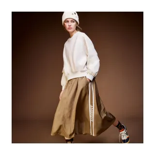 【Le Polka】側邊撞色A字長裙-女