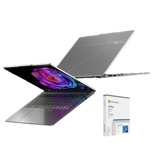 【Acer】Office2024★14吋Ultra 7輕薄效能OLED AI筆電(Swift Go/SFG14-74-72ZW/Ultra 7-255H/32G/512G/W11)