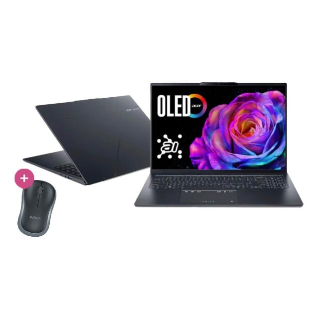 【Acer 宏碁】無線滑鼠組★16吋Ultra 7輕薄AI筆電(Swift Go/SFG16-73-71S0/Ultra 7-255H/32G/512G/W11/OLED