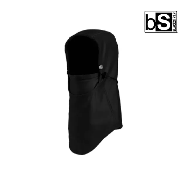 【BlackStrap】Team Hood 滑雪素色可調式雙層保暖多功能頭套/Black/黑