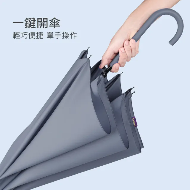 【雨傘王】BigPurple 直傘 自動傘 58CM 防風 輕量 防潑水 58CM 高CP值 1-2人撐(超值款無維修)