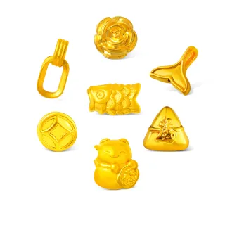 【GJS 金敬順】黃金串飾 金福蛇 許願瓶 多選款(金重:0.04錢)