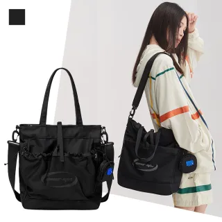 【MoonDy】托特包 大容量 筆電包 防水包 包包 肩背包 側背包 手提包 休閒百搭 尼龍包包