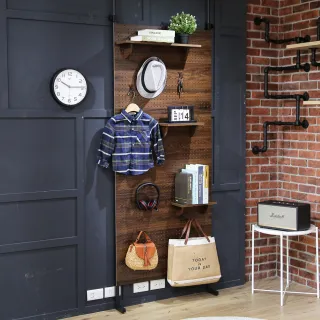 【澄境】頂天立地全幅寬80公分洞洞板(架子 收納架 屏風 隔間 壁面收納 沖孔板 層板 置物架 掛架)