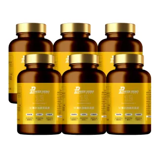 【PowerHero 勁漢英雄】即期品 3C專利游離葉黃素x6盒(60顆/盒、最短效期：2026年8月)