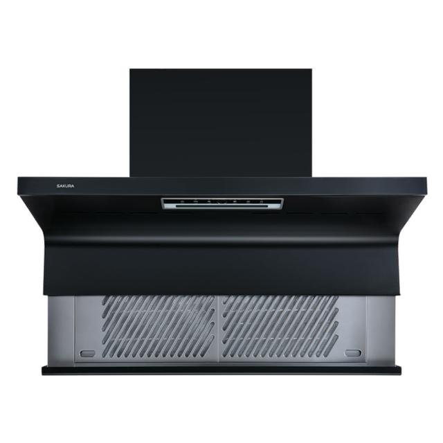 【SAKURA 櫻花】近吸除油煙機-渦輪變頻 AI風控半隱藏系列_半隱藏_90cm(DR7396XL_原廠保固原廠基本安裝)