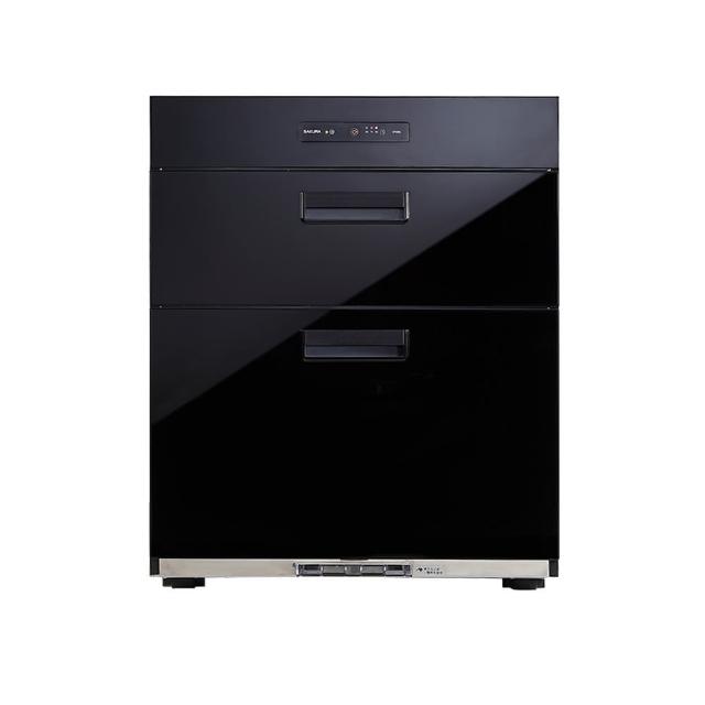 【SAKURA 櫻花】60CM全平面落地雙層臭氧殺菌雙效高68/70抽屜式烘碗機Q-7650L(Q7650 原廠技師到府基本安裝)