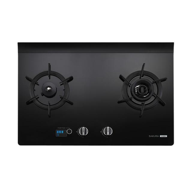 【櫻花】一級智能雙炫火二口玻璃檯面爐(G2928G 原廠保固基本安裝)