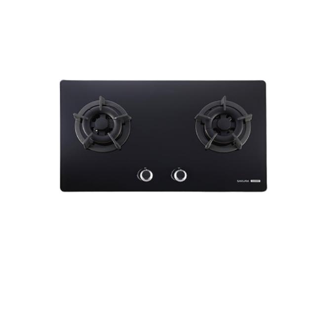 【SAKURA 櫻花】二口小面板易清檯面爐(G2522BG 原廠保固服務 基本安裝)