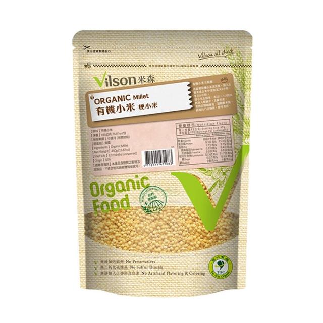 【Vilson 米森】有機小米450g