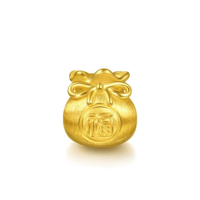 【點睛品】Charme Mini 招財福袋 黃金串珠
