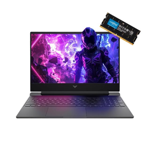 升級32G★【HP 惠普】15.6吋 i7-13620H RTX5060-8G電競筆電(Victus Gaming 15-fa2225TX/16G/1TB SSD/Win11)