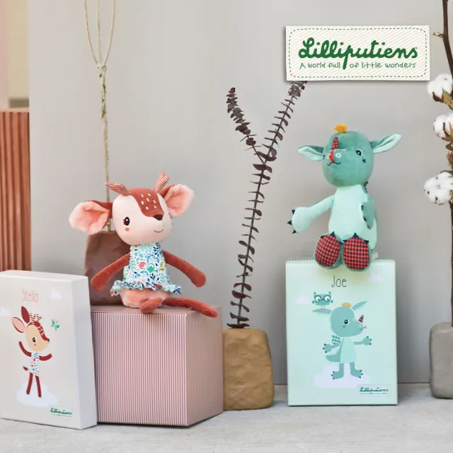 【Lilliputiens】有機棉好安心陪伴玩偶-多款可選|安撫娃娃 新生兒 寶寶好朋友