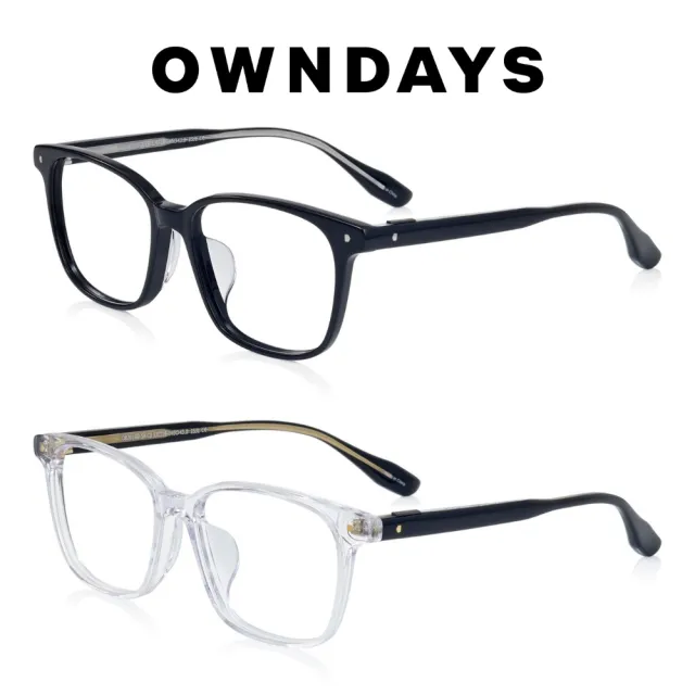 【OWNDAYS】BACK in BLACK系列威林頓膠框眼鏡(OB2016G-5A)