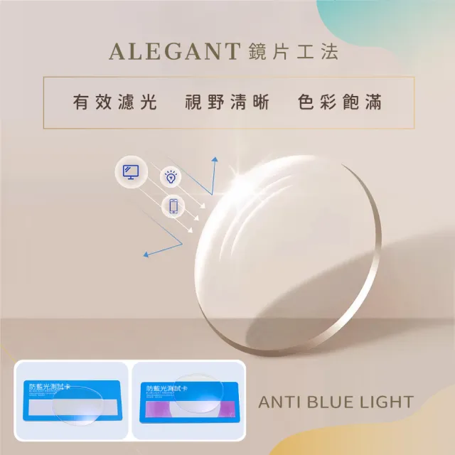 【ALEGANT】日系時尚百搭TR90輕量方框UV400濾藍光眼鏡(抗藍光眼鏡/檢驗合格/時尚設計/新品上架)