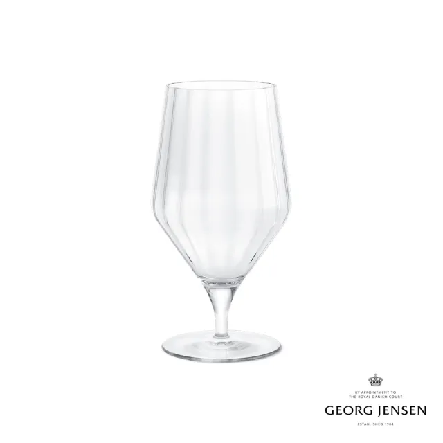 【Georg Jensen 喬治傑生】BERNADOTTE 啤酒杯 6件套(水晶玻璃)