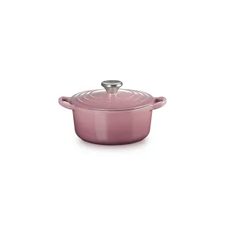 【Le Creuset】琺瑯鑄鐵鍋圓鍋 18cm(錦葵紫)