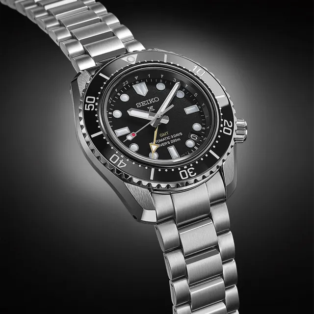 【SEIKO 精工】Prospex 大谷翔平廣告系列 三日鍊 GMT潛水機械錶 送禮 禮物 推薦(SPB383J1/6R54-00D0D)