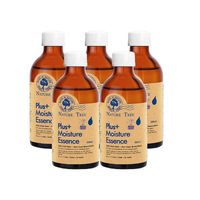 【Nature Tree】(薔薇森林香)保濕濃縮精華液5入組(250ml)
