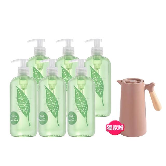 【伊麗莎白雅頓】官方直營 超人氣綠茶香水沐浴膠組500ml 6入 Elizabeth Arden(沐浴乳/香水/香氛/囤貨組)