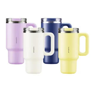 【LocknLock 樂扣樂扣】官方直營 都會大師手感隨行杯 900ml(四色任選/附吸管/不鏽鋼/保溫杯/冰霸杯)