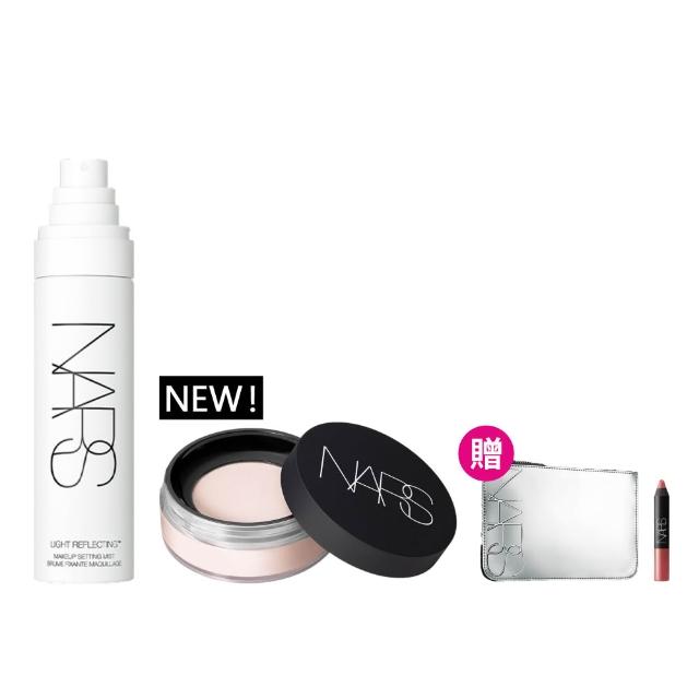 【NARS】裸光持久定妝組(裸光蜜粉/超持久亮顏定妝噴霧)