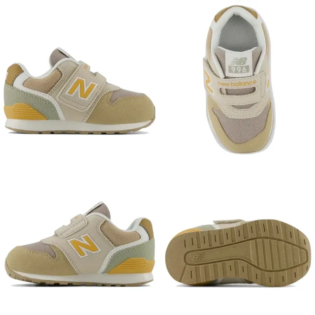 【NEW BALANCE】996 男女 小童鞋 走路鞋 IZ996 學步鞋(蘑菇 城堡岩 灰粉 巨石 復古休閒鞋 黏帶式)