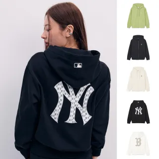 【MLB】拉鍊連帽外套/帽T 紅襪/洋基隊(3ATRB0141/3AHDM0141-多款任選)