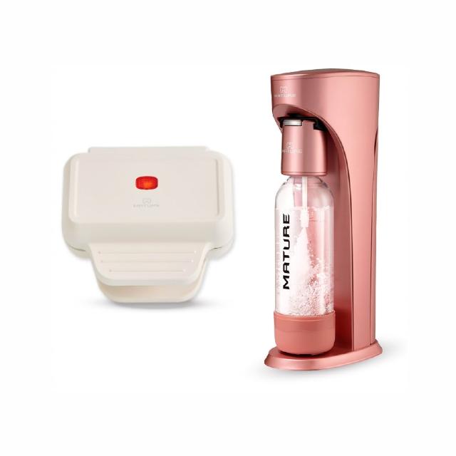 【MATURE 美萃】雙11強檔 Classic410氣泡水機單氣瓶 + MINI食光陶瓷熱壓機 CY-1627