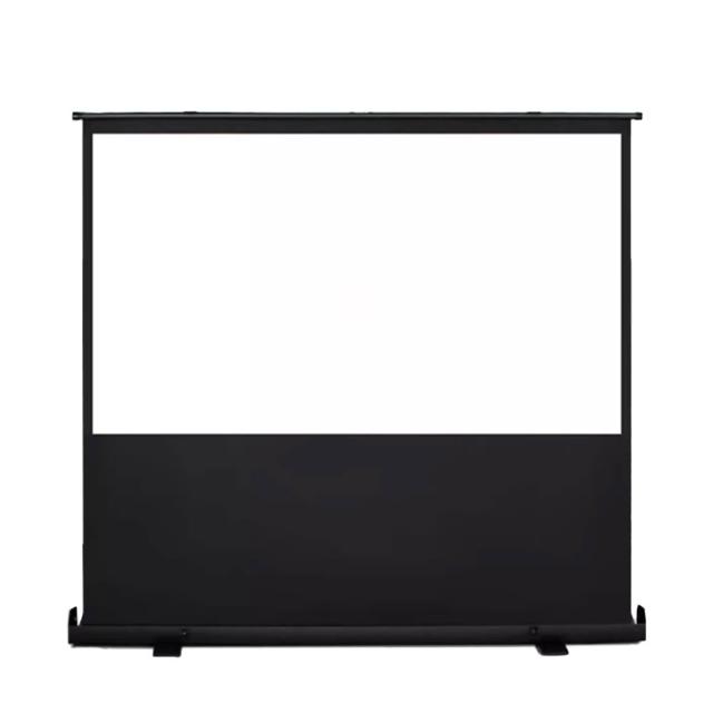 【RTAKO】氣壓式地拉投影布幕（100吋 16:10）(4K金屬高畫質移動幕布/投影機地拉幕布/投影螢幕/抗光布幕)