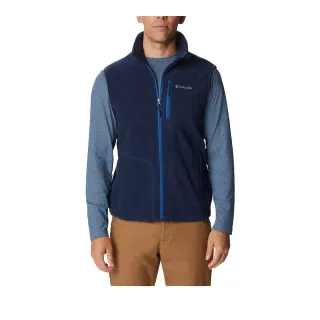 【Columbia 哥倫比亞】男款-刷毛背心-Fast Trek™-深藍色(UAE10560NY/JF)