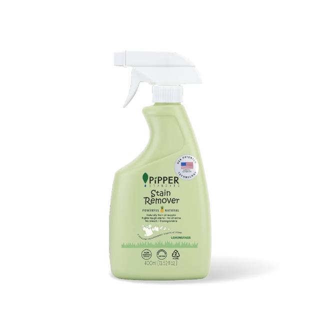 【PiPPER STANDARD 沛柏】沛柏鳳梨酵素去漬劑檸檬草400ml(靜置10分鐘即可讓衣物潔白如新)