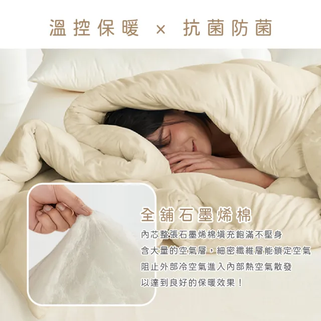 【DeKo岱珂】升級2.0台灣製｜韓版石墨烯鬆餅被 180×210cm(2KG/十色任選)