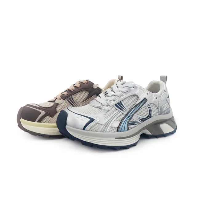 【DK 高博士】舒適流線厚底運動休閒鞋 63-5081 共兩色 銀色 粉紅