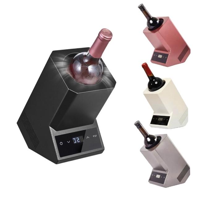 【小山THL】智慧恆溫冰酒器 冰鎮器 紅酒櫃 醒酒櫃 凍酒器 冰酒機 凍酒器(精準溫控/LED顯示/多色可選)