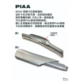 【PIAA】BENZ GLC 二代 X254 日本矽膠撥水雨刷(22吋 22吋 兩入 23~年後 哈家人)